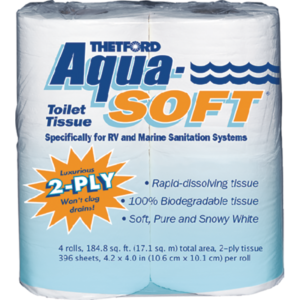 Thetford Aqua Soft 2-Ply Toilet Tissue